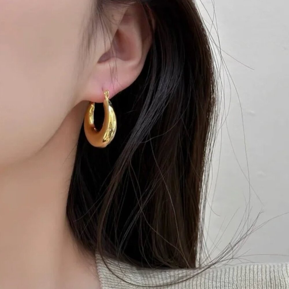 French Style Gold Earrings